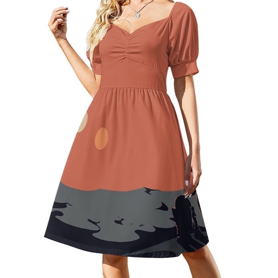 Art Besuchen Sie Tatooine Sleeveless Dress dresses for women 2024 luxury designer party purple dress