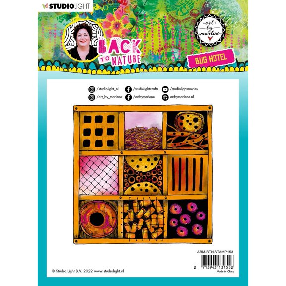 Art By Marlene Back To Nature Clear Stamps-Bug Hotel