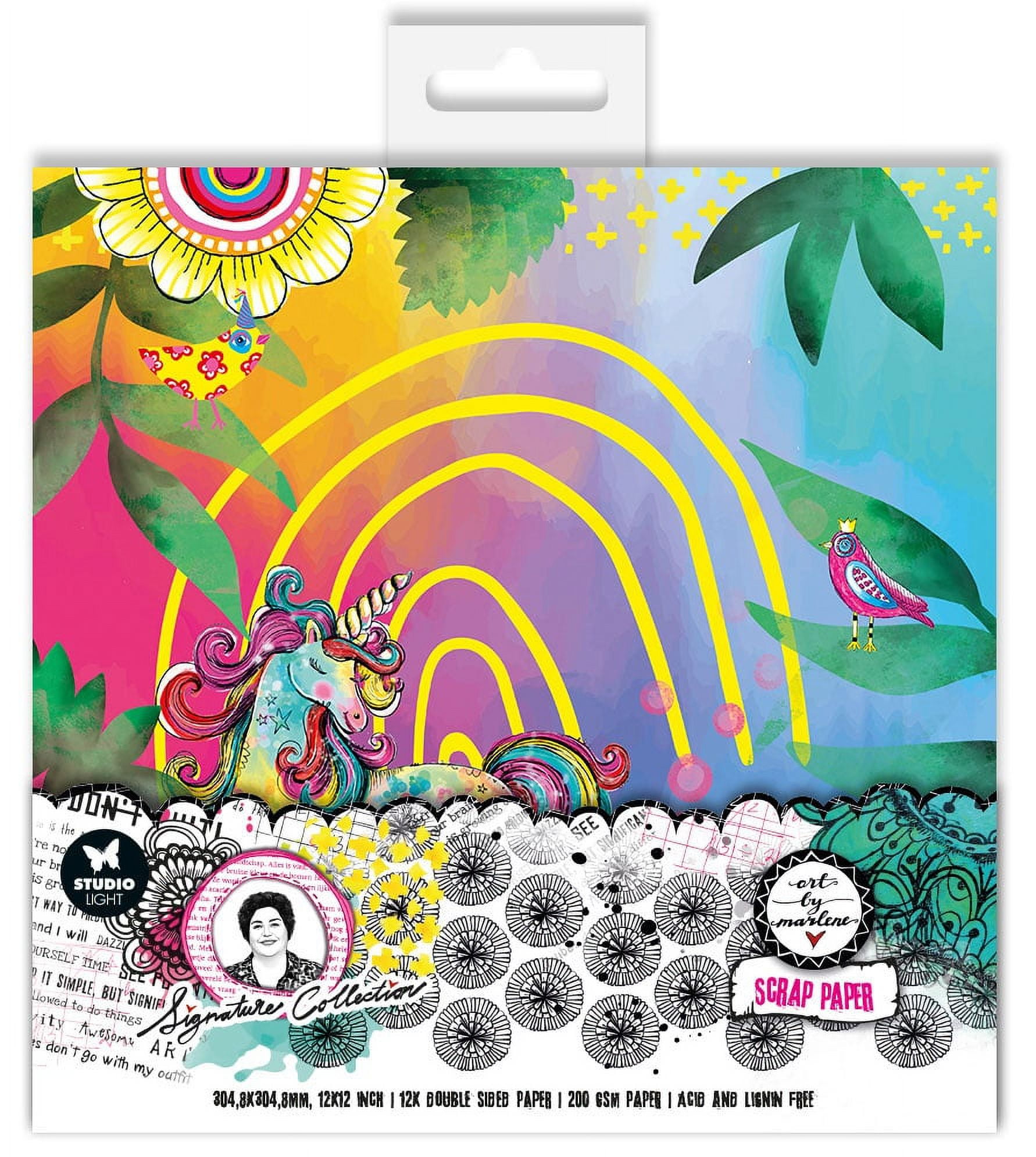 Art By Marlene Scrap Paper Collection 12"X12" 12/Pkg-Nr. 25