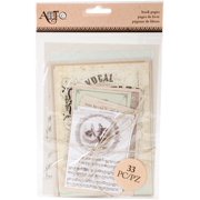 Art-C Book Pages Ephemera 33/Pkg-Music