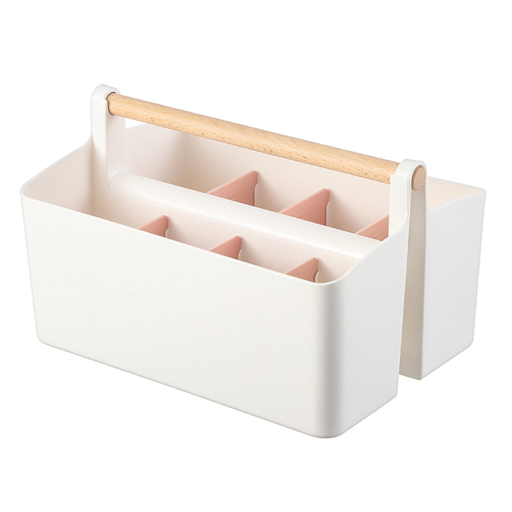 Art Caddy Organizer Portable,Marker Box, Large Pen Holder for Desk, Art Supply Storage Bin with Adjustable Dividers for Colored Pencils,Markers,Craft Organizers