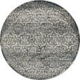 thumbnail image 1 of Art Carpet 21544 8 ft. Novi Collection Morocco Woven Round Area Rug, Gray, 1 of 3