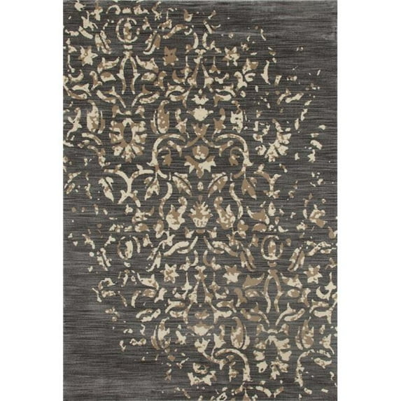 Art Carpet 23876 4 x 6 ft. Milan Collection Isabella Woven Area Rug, Gray
