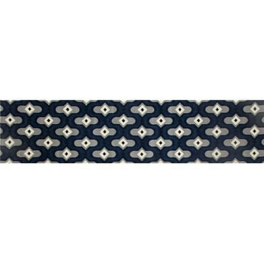Art Carpet 25214 2 x 8 ft. Troy Collection Protector Woven Area Rug Runner, Peacock Blue