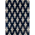 thumbnail image 1 of Art Carpet 25238 5 x 8 ft. Troy Collection Protector Woven Area Rug, Peacock Blue, 1 of 3
