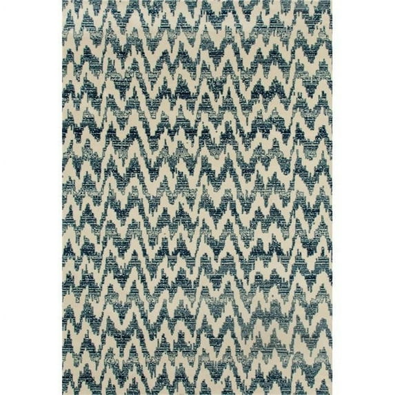 Art Carpet 25344 9 x 13 ft. Troy Collection Static Woven Area Rug, Blue
