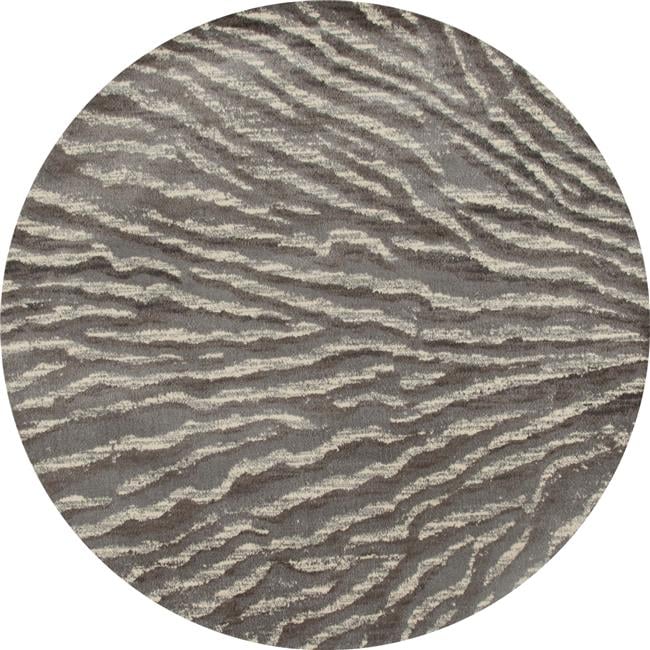 Okej Ripple Rug Art Carpet 25986 5 ft. Troy Collection Ripple Woven Round Area Rug ...