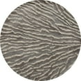 thumbnail image 1 of Art Carpet 25986 5 ft. Troy Collection Ripple Woven Round Area Rug, Gray, 1 of 2