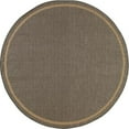 thumbnail image 1 of Art Carpet 29939 7 ft. Plymouth Collection Grooveyard Flat Woven Indoor & Outdoor Round Area Rug, Gray, 1 of 3