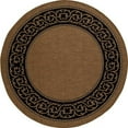 thumbnail image 1 of Art Carpet 30553 8 ft. Plymouth Collection Intention Flat Woven Indoor & Outdoor Round Area Rug, Natural Sisal, 1 of 4