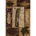thumbnail image 1 of art carpet 31666 5 x 8 ft. cabin collection birchbark woven area rug, brown, 1 of 2