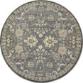 thumbnail image 1 of Art Carpet  Arbor Collection Bouquet Woven Round Area Rug - Gray - 8 ft., 1 of 1