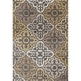 thumbnail image 1 of Art Carpet 841864101003 4 x 6 ft. Arabella Collection Tilework Woven Area Rug, Yellow, 1 of 4