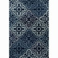 thumbnail image 1 of Art Carpet 841864101126 4 x 6 ft. Arabella Collection Tilework Woven Area Rug, Blue, 1 of 7