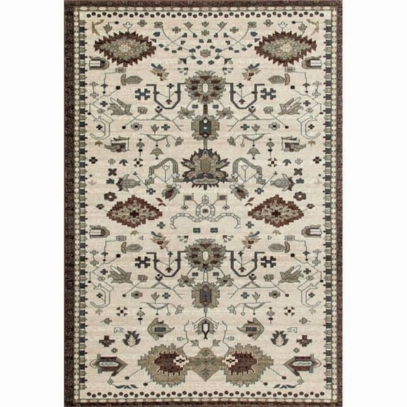 Art Carpet 841864101645 9 x 12 ft. Arabella Collection Oasis Woven Area Rug, Beige