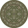 thumbnail image 1 of Art Carpet 841864102505 5 ft. Arabella Collection Traditional Border Woven Round Area Rug, Green, 1 of 4