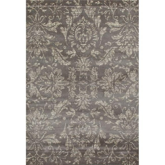 Art Carpet 841864103274 2 x 4 ft. Arabella Collection Arabesque Woven Area Rug, Gray