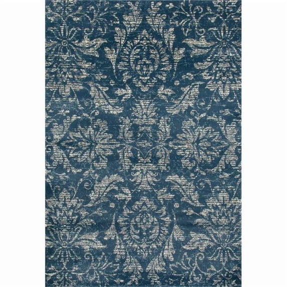 Art Carpet 841864103397 2 x 4 ft. Arabella Collection Arabesque Woven Area Rug, Blue