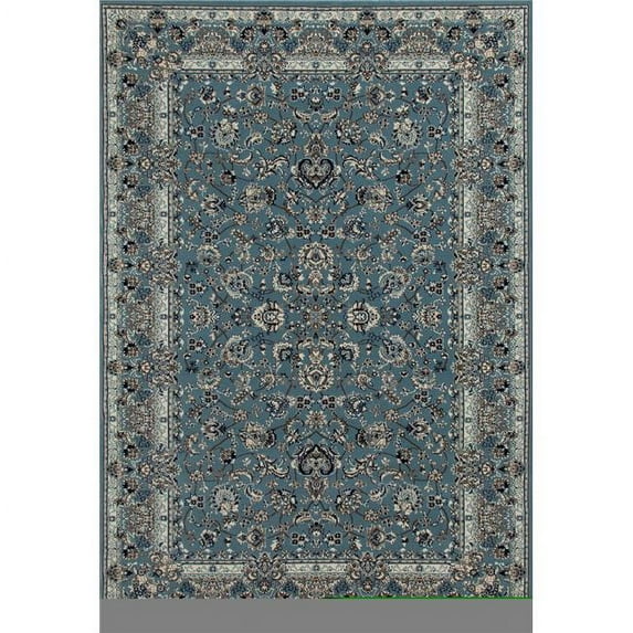Art Carpet 841864104424 4 x 6 ft. Kensington Collection Timeless Woven Area Rug, Medium Blue