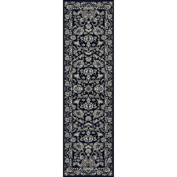 Art Carpet 841864104677 3 x 11 ft. Kensington Collection Timeless Woven Area Rug, Navy