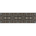 thumbnail image 1 of Art Carpet 841864105025 2 x 8 ft. Kensington Collection Jacobean Border Woven Area Rug, Gray, 1 of 3