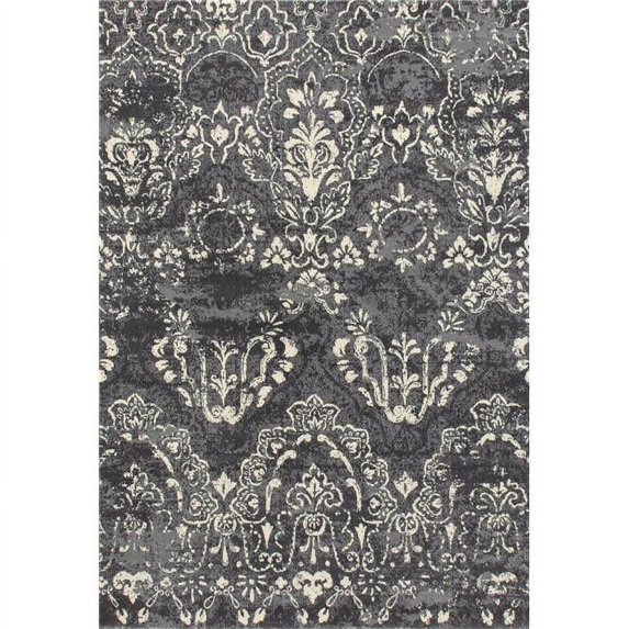 Art Carpet 841864109504 2 x 4 ft. Bastille Collection Emerge Woven Area Rug, Gray
