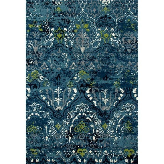 Art Carpet 841864109849 2 x 4 ft. Bastille Collection Emerge Woven Area Rug, Teal