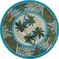 thumbnail image 1 of Art Carpet 841864131451 5 ft. Palm Coast Collection Frond Woven Round Area Rug, Beige, 1 of 1