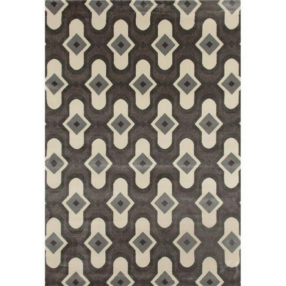 Art Carpet Troy Collection Protector Woven Area Rug - Mushroom Brown - 4 x 6 ft.