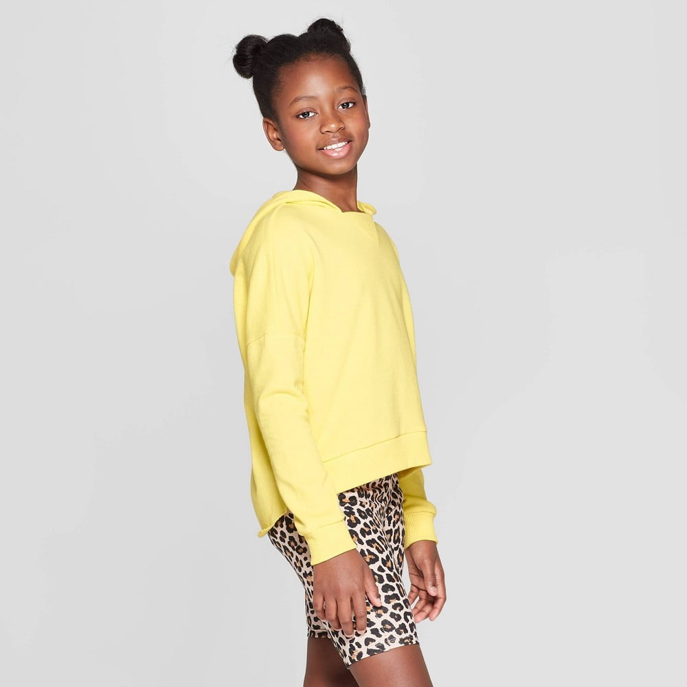 Yellow hoodie 2024 for girls