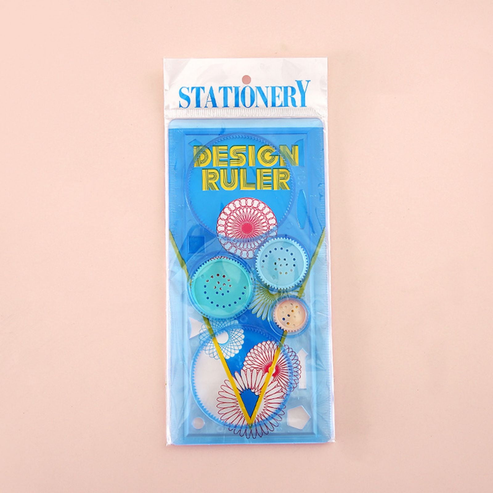 Art Clear Gear Geometric Ruler 8 Pcs Circle Template For Drawing