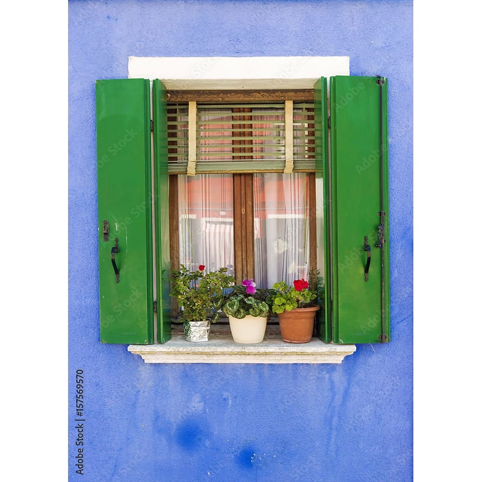 Art Cloth Scenery Outside The Window Photography Backgrounds Props