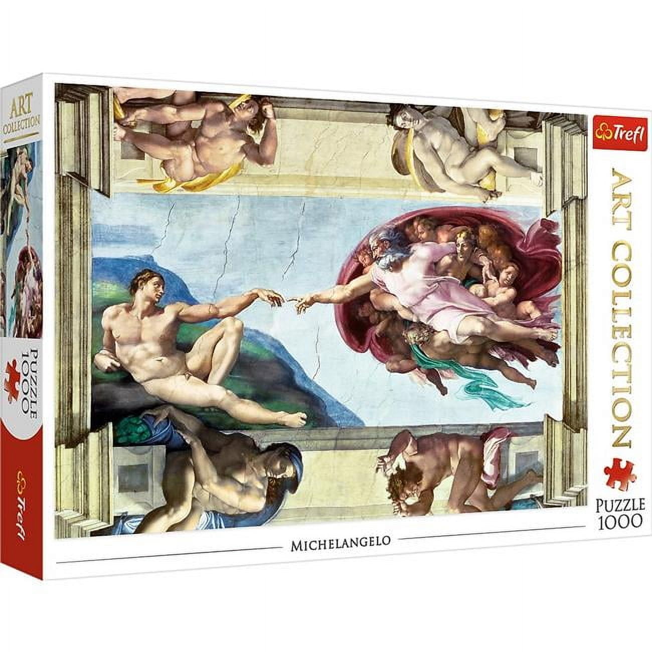 Trefl Creation Of Adam Puzzle - 1000 Piece Michelangelo Art Jigsaw