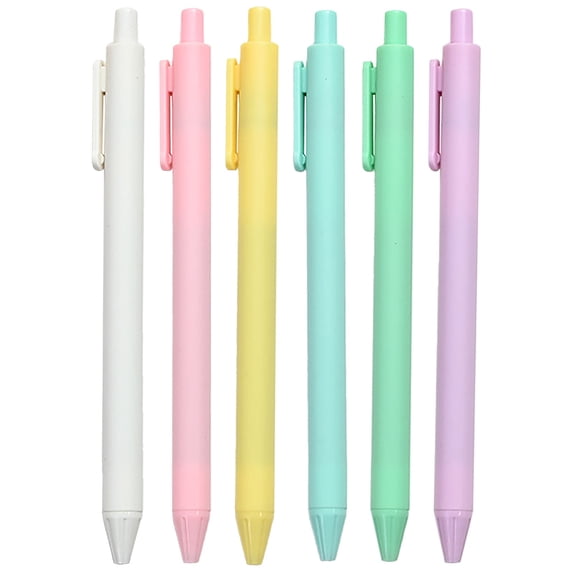 Art Colored Retractable Gel Pens 0.7mm Point, Quick Drying For Black Paper Writing Drawing Journaling, 1.25ml (D)