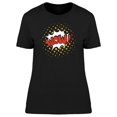 thumbnail image 1 of Art Comic Bubbles Wow T-Shirt Women -Image by Shutterstock, Female 3X-Large, 1 of 2