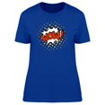 thumbnail image 1 of Art Comic Bubbles Wow T-Shirt Women -Image by Shutterstock, Female x-Large, 1 of 2