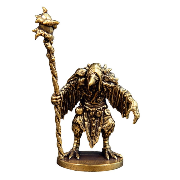 Art Copper Wizard Statue Unique Figurine For Festive Decorations And Gifts