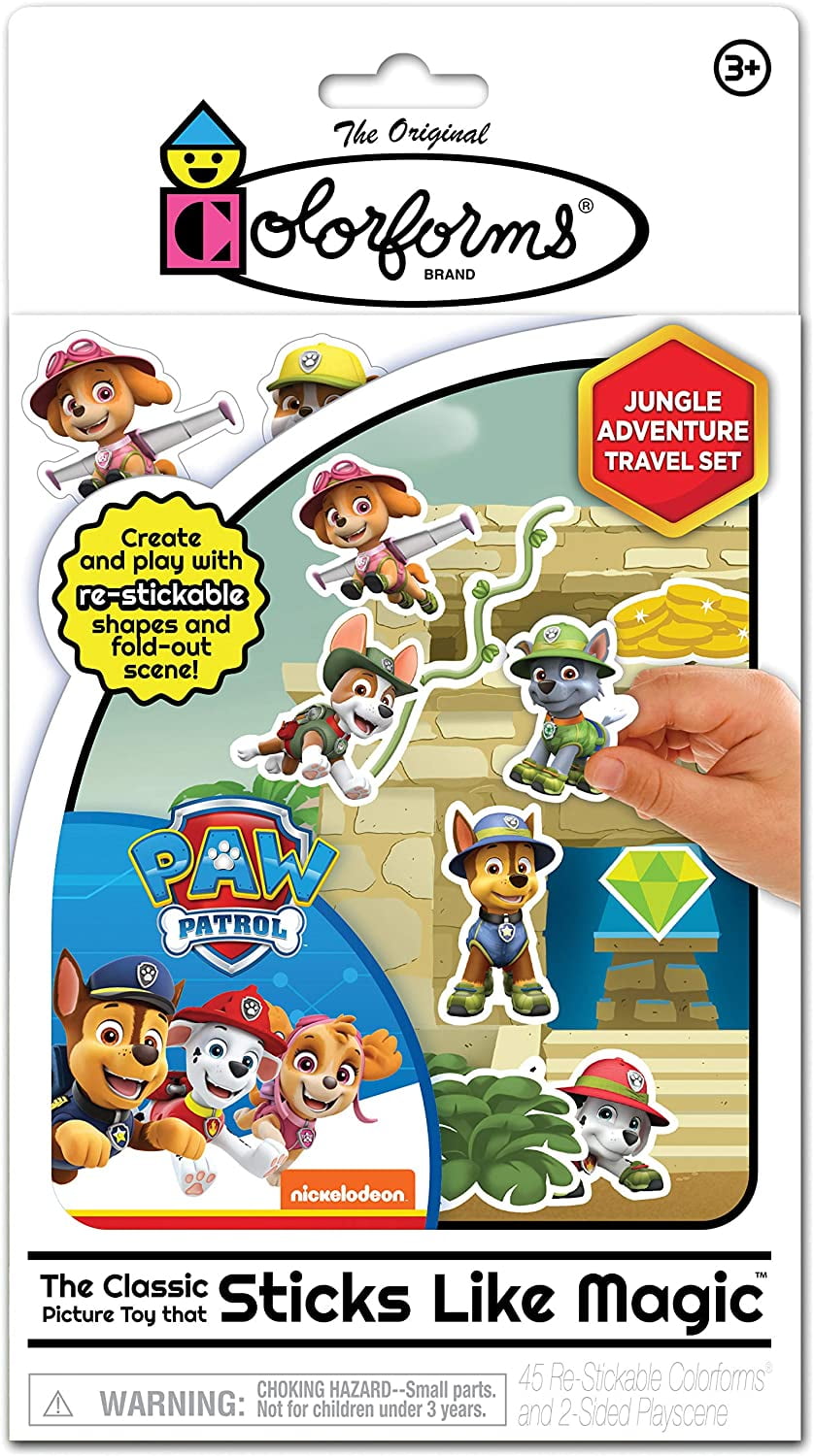 Art & Craft Kits Colorforms Travel Play Set: Paw Patrol Children Ages ...