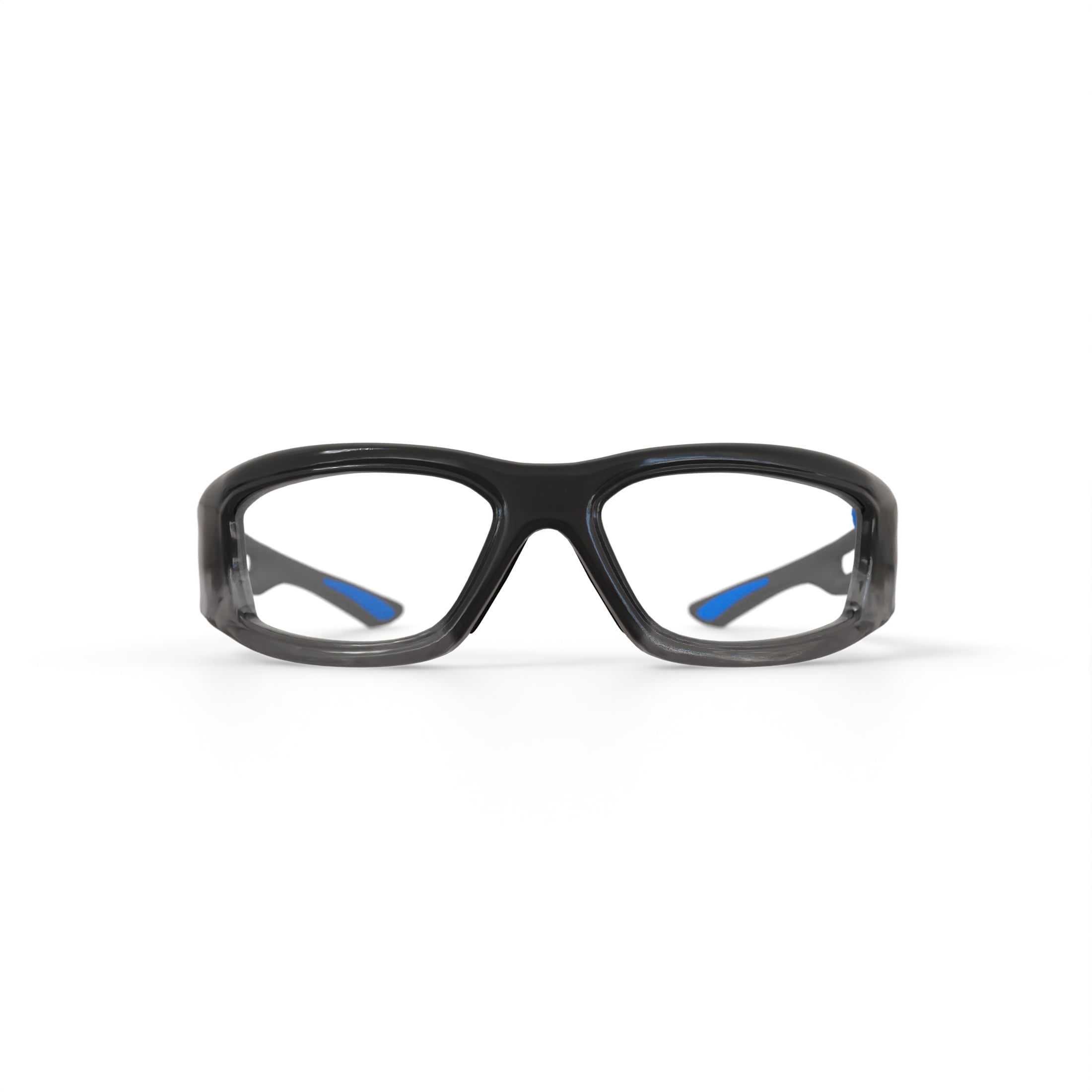 Art-Craft Optical 970 Prescription Safety Glasses, Black/Blue, OSHA Compliant ANSI Z87.1