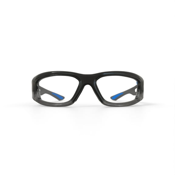 Art-Craft Optical 970 Prescription Safety Glasses, Black/Blue, OSHA Compliant ANSI Z87.1