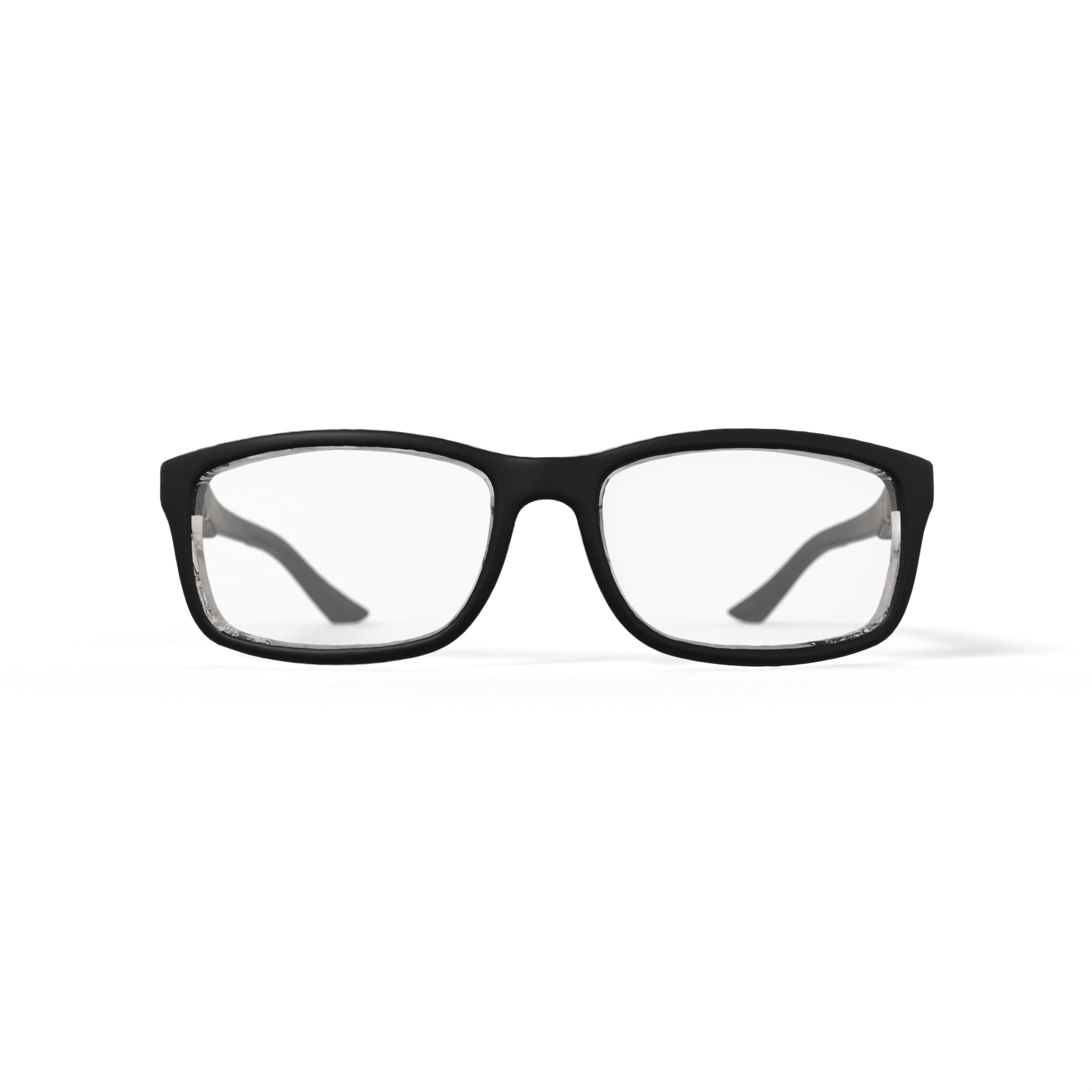 Art-Craft Optical 975XL Black Prescription Safety Glasses, Black, OSHA Compliant ANSI Z87.1