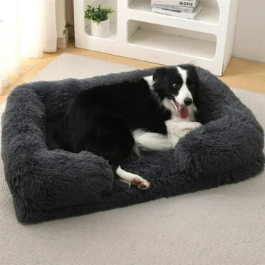 Reyox Orthopedic Dog Beds for Large Dogs,43 x 28 inch Fluffy Large Dog Bed with Removable Washable Cover,Non-Slip Waterproof and Egg-Crate Foam Big Dog Bed,43 x 28 inch