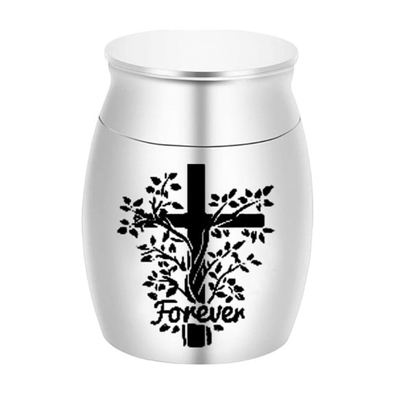 Art Cremation Jar for Ashes Small Size Casket Secure Family Commemorative Ashes Urn