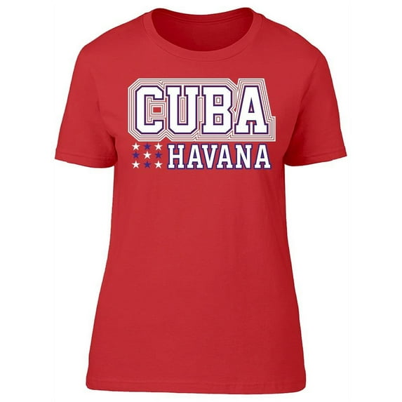 Art Cuba Havana T-Shirt Women -Image by Shutterstock, Female Small