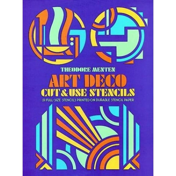 Pre-Owned Art Deco Cut and Use Stencils (Paperback) 9780486235516