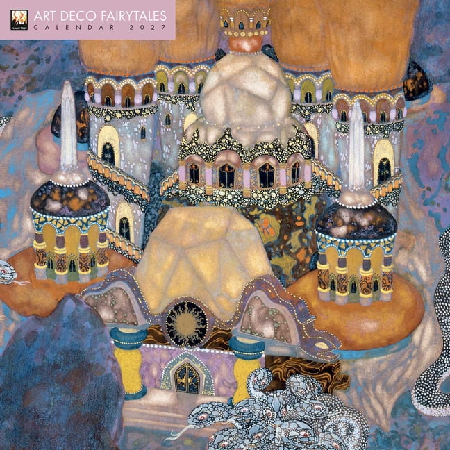 Art Deco Fairytales Wall Calendar 2027 (Art Calendar), (Paperback)