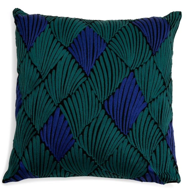 Art Deco Fan Decorative Throw Pillow, 20x20" by Drew Barrymore Flower Home