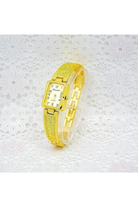 Art Deco Filigree Antique Style Ladies Watch Silver or Gold For Woman Birthday Holiday Gift