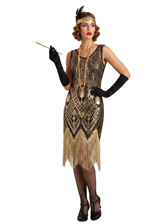 Women's Art Deco Flapper Costume