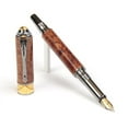 thumbnail image 1 of Art Deco Fountain Pen - Afzilia Snakeskin, 1 of 1